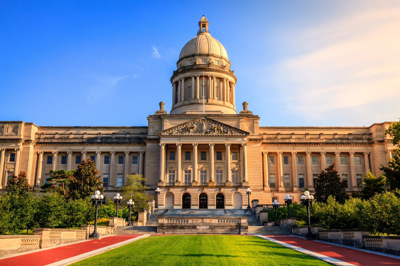The Kentucky State Capitol in Frankfort